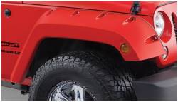 Bushwacker - Bushwacker 10077-02 Pocket Style Front Fender Flares Black for Jeep JK - Image 3