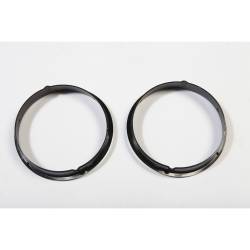 Rugged Ridge 12419.23 Black Headlight Bezels