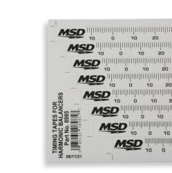 MSD - MSD Ignition 8985 5.25-8.00" Engine Timing Tape Harmonic Balancer - Image 2