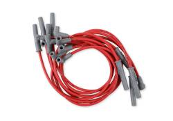 MSD Ignition 35379 Custom Spark Plug Wire Set Red for Chevy 366-454 w/HEI Cap