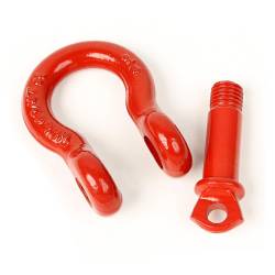 Rugged Ridge - Rugged Ridge 3/4" D-Ring Shackles 9500lbs Red Pair 11235.08 - Image 3