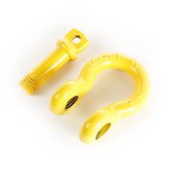 Rugged Ridge - Rugged Ridge 3/4" D-Ring Shackles 8500lbs-Yellow Pair 11235.15 - Image 2