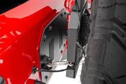 Rough Country Suspension Systems - Rough Country Rear Trail Bumper w/Tire Carrier Black for Wrangler JL 10598 - Image 4