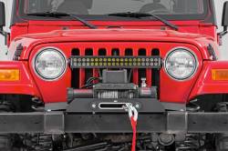 Rough Country Suspension Systems - Rough Country Front Winch Mount for OEM Steel Bumper for Jeep Wrangler TJ 1189 - Image 3