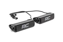 Rough Country Suspension Systems - Rough Country Chrome Series 6" Single Row LED Light Bars Pair 70706 - Image 2