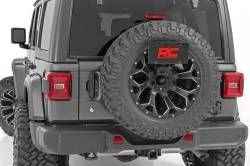 Rough Country Suspension Systems - Rough Country Spare Tire Mount License Plate Relocation Kit for Jeep JL 10534 - Image 2