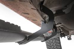 Rough Country Suspension Systems - Rough Country 4.5" Oval Tube Nerf Steps Black 07-18 Silverado/Sierra Crew 21001 - Image 6