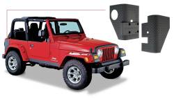 Bushwacker Trail Armor Rear Corner Guards Black for Jeep TJ 14001