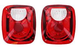 Rampage - Rampage 5307 Diamond Brite Taillight Lens Kit for 76-06 Jeep CJ/YJ/LJ/TJ - Image 2