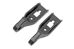 Rough Country Front Tow Hook Brackets Black 09-20 Ford F150 RS150A