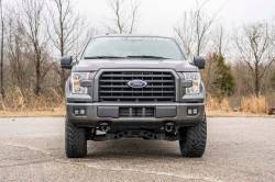 Rough Country Suspension Systems - Rough Country Front Tow Hook Brackets Black 09-20 Ford F150 RS150A - Image 5