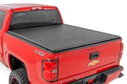 Rough Country Soft Roll-up Vinyl Tonneau Cover Silverado/Sierra 6.6' 42214650