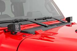 Rough Country Suspension Systems - Rough Country Cowl Mount 2" LED Light Pod Kit for Jeep JL/JT 70060 - Image 2