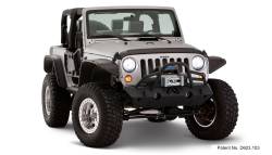Bushwacker - Bushwacker Flat Style Front/Rear Fender Flares Black for Jeep JK 10919-07 - Image 6