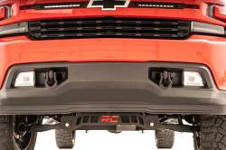 Rough Country Suspension Systems - Rough Country Front Tow Hook Brackets Black 19-24 Silverado 1500 RS147 - Image 6