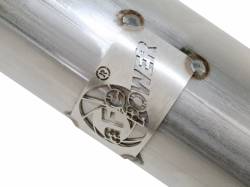 aFe Power - aFe 48-06209 Twisted Steel Aluminized Exhaust Loop-Delete Pipe for Jeep .6 - Image 2