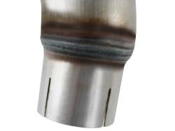 aFe Power - aFe 48-06209 Twisted Steel Aluminized Exhaust Loop-Delete Pipe for Jeep .6 - Image 3