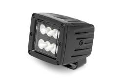 Rough Country Suspension Systems - Rough Country 70133BL Black Series 2" LED Light Pods w/Harness Flood Pair - Image 3