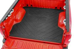 Rough Country Rubber Truck Bed Mat Black 19-24 Silverado/Sierra 8' RCM677