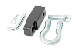 Rough Country Suspension Systems - Rough Country RS157A Heavy Duty D-Ring Shackle Kit for 2" Receiver Black - Image 2