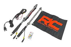 Rough Country Suspension Systems - Rough Country 24" LED Multi-Color Whip Light Kit Pair 93002 - Image 2