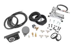Rough Country Suspension Systems - Rough Country Rear Air Spring Air Compressor Kit w/Gauge 10100 - Image 1
