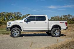 Rough Country Suspension Systems - Rough Country 4.5" Oval Tube Nerf Steps Black 15-24 F150 Crew 21005 - Image 3