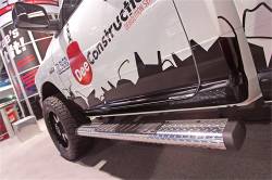 Dee Zee - Dee Zee DZ16402 6" Oval Cab Length Brite-Tread Aluminum Side Step Reg Cab - Image 4