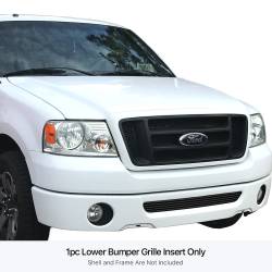 APS - APS Stainless Billet Bumper Grille Black 06-08 Ford F150 GR06FEC52J - Image 1