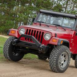 ARIES - ARIES 2186001 TrailCrusher Front Bumper w/Brush Guard for 97-06 TJ Wrangler - Image 3