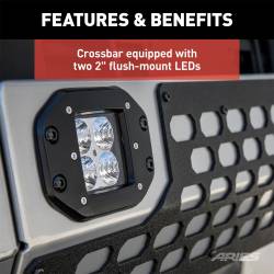 ARIES - ARIES 2155101 AdvantEDGE Bull Bar for 09-18 Ram 2500/3500 - Image 8