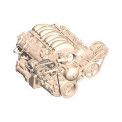 Holley - Holley Performance 20-134BK Accessory Drive Mount/Bracket Kit for GM Car w/LS - Image 2