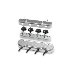 Holley - Holley Performance 241-181 Aluminum Valve Cover Set for Buick/Cadillac/Chevy/GMC - Image 3