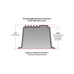 Holley - Holley Performance 241-83 M/T Retro Aluminum Valve Covers - Image 4