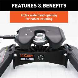 CURT - CURT 16180 A25 Fifth Wheel Hitch - Image 6