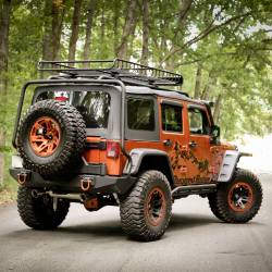 Rugged Ridge - Rugged Ridge 11640.10 Hurricane Flat Fender Flare Kit 07-18 Jeep Wrangler JK - Image 5