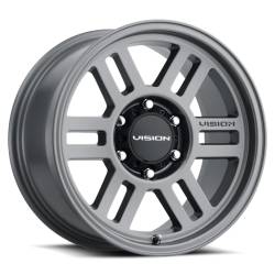 Vision Wheel - Vision Wheels 355 Manx 2 Overland 17x9 8x6.5 12mm Gray Matte 355-7981SG12 - Image 1