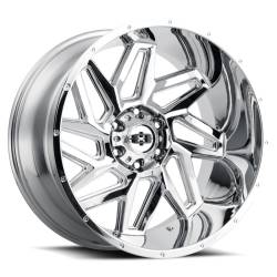 Vision Wheels 361 Spyder 22x10 8x6.5 -19mm Chrome 361-22081C-19
