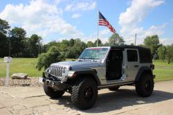 Fishbone Offroad - Fishbone Offroad FB21082 Door Hinge Foot- Rest Peg Black for 18+ Jeep Wrangler - Image 6