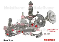 Nolathane - Nolathane REV030.0244 Control Arm Lower Rear Inner/Outer Bushing for Pathfinder - Image 4