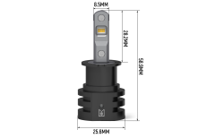 ARC Lighting - ARC Lighting Tiny Monster Concept Series H3 LED Headlight Bulb Kit PAIR 21031 - Image 4