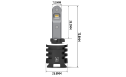 ARC Lighting - ARC Lighting Tiny Monster Concept Series 880/881 LED Headlight Bulbs PAIR 21801 - Image 4