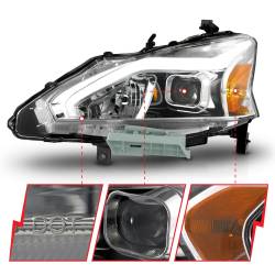 Anzo USA - Anzo USA 121570 Projector Headlight Set for 13-15 Altima - Image 3