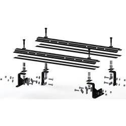 Husky Towing 32858 5th Wheel Hitch Frame Mount Brackets for 15-20 Ford F150