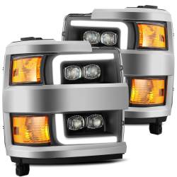 AlphaRex - AlphaRex 880227 LED Projector Headlights for 15-19 Chevy Silverado 2500HD - Image 1