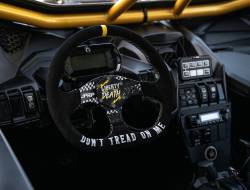 PRP - PRP G248-TR Don't Tread on Me Comp-R Suede Steering Wheel D-Shaped - Image 2