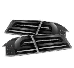 AlphaRex - AlphaRex 601110 Alpha Black LED Taillights for 12-21 Tesla Model S - Image 1
