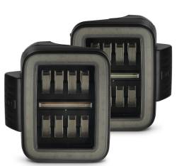 AlphaRex - AlphaRex 602050 Alpha Black Prismatic LED Taillights for Jeep Gladiator JT - Image 1