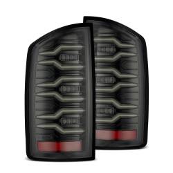 AlphaRex - AlphaRex 641050 Black LED Taillights for 07-08 Dodge Ram 1500/2500/3500 - Image 1