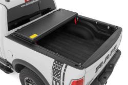 Rough Country Suspension Systems - Rough Country 47319550B Lo-Pro Hard Folding Tonneau Cover for 09-18 Ram 5.7' - Image 2